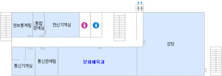 본관 3F 안내도(아래 내용을 참고하세요)