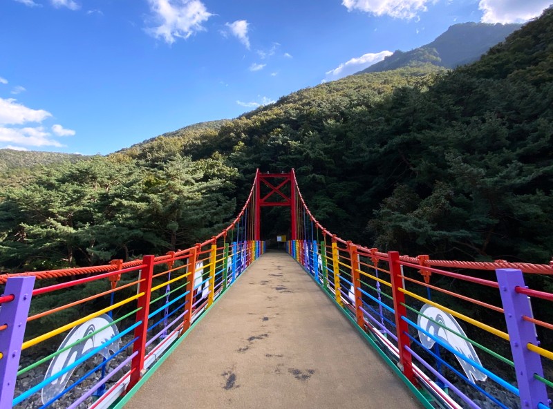 운일암반일암 무지개다리
