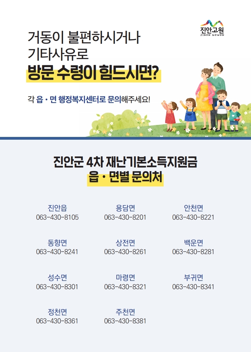 진안군 4차 재난기본소득지원금 지원 이미지(2)