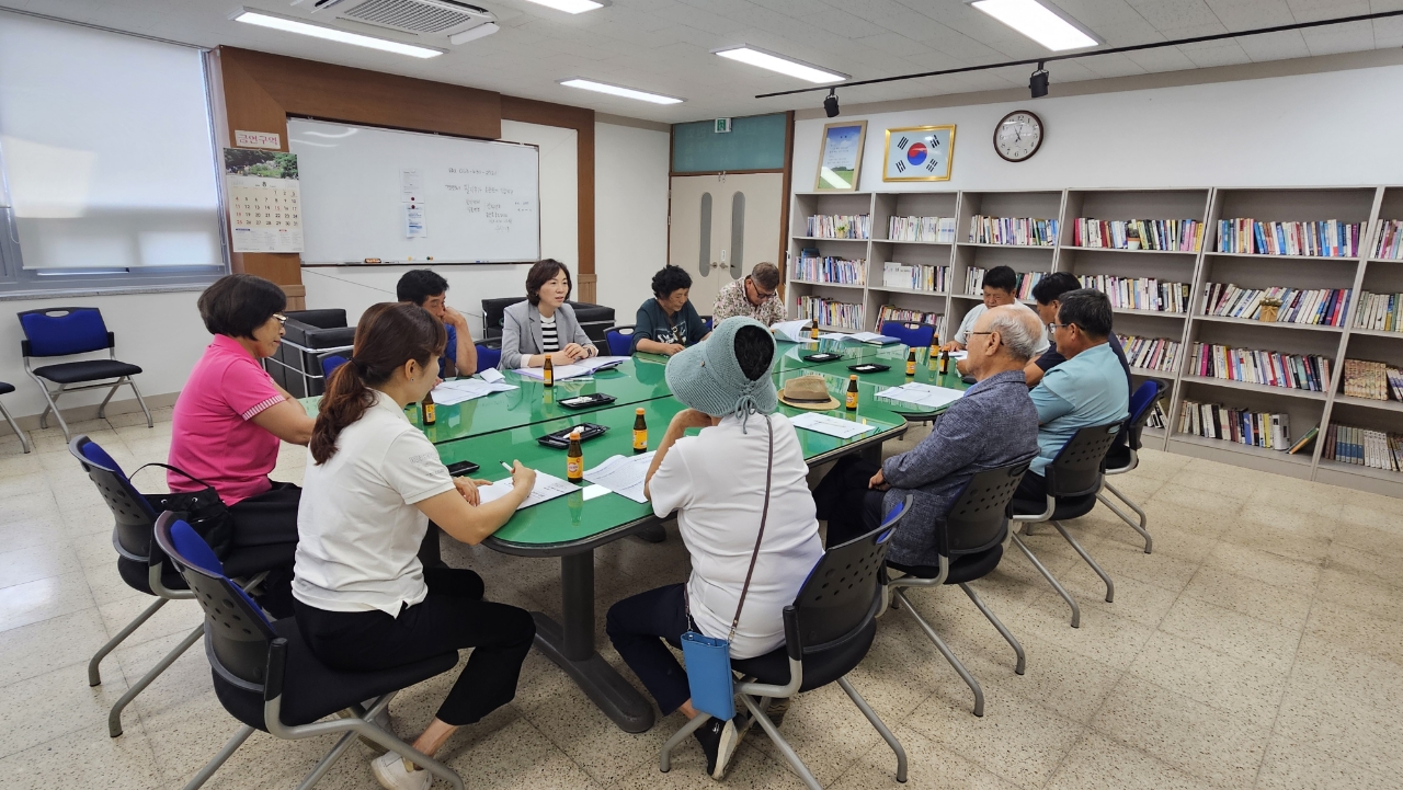 2024년 8월 성수면 사회단체장회의 개최 이미지(1)