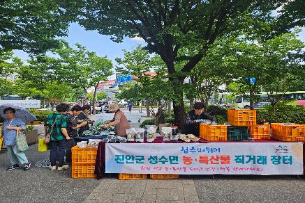 제14회 안골콘서트, 성수면 농특산물 직거래 장터 이미지