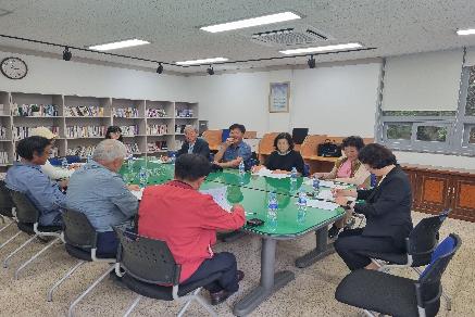 2025년 10월 사회단체장 회의 이미지